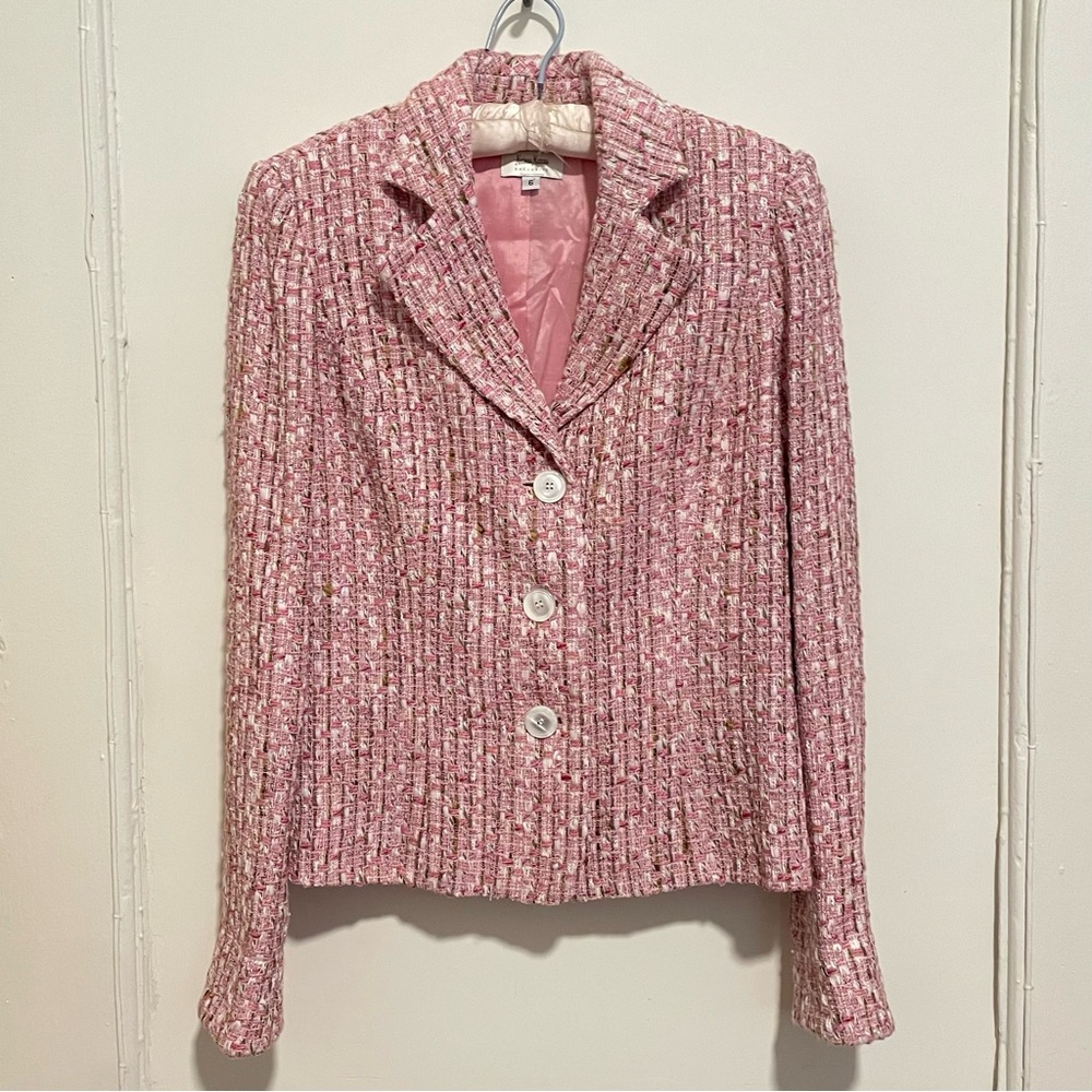 Neiman Marcus Pink Tweed Jacket